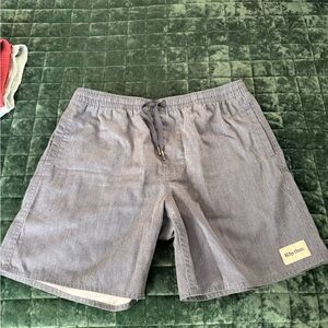 Rhythm Charcoal Gray Drawstring Shorts
